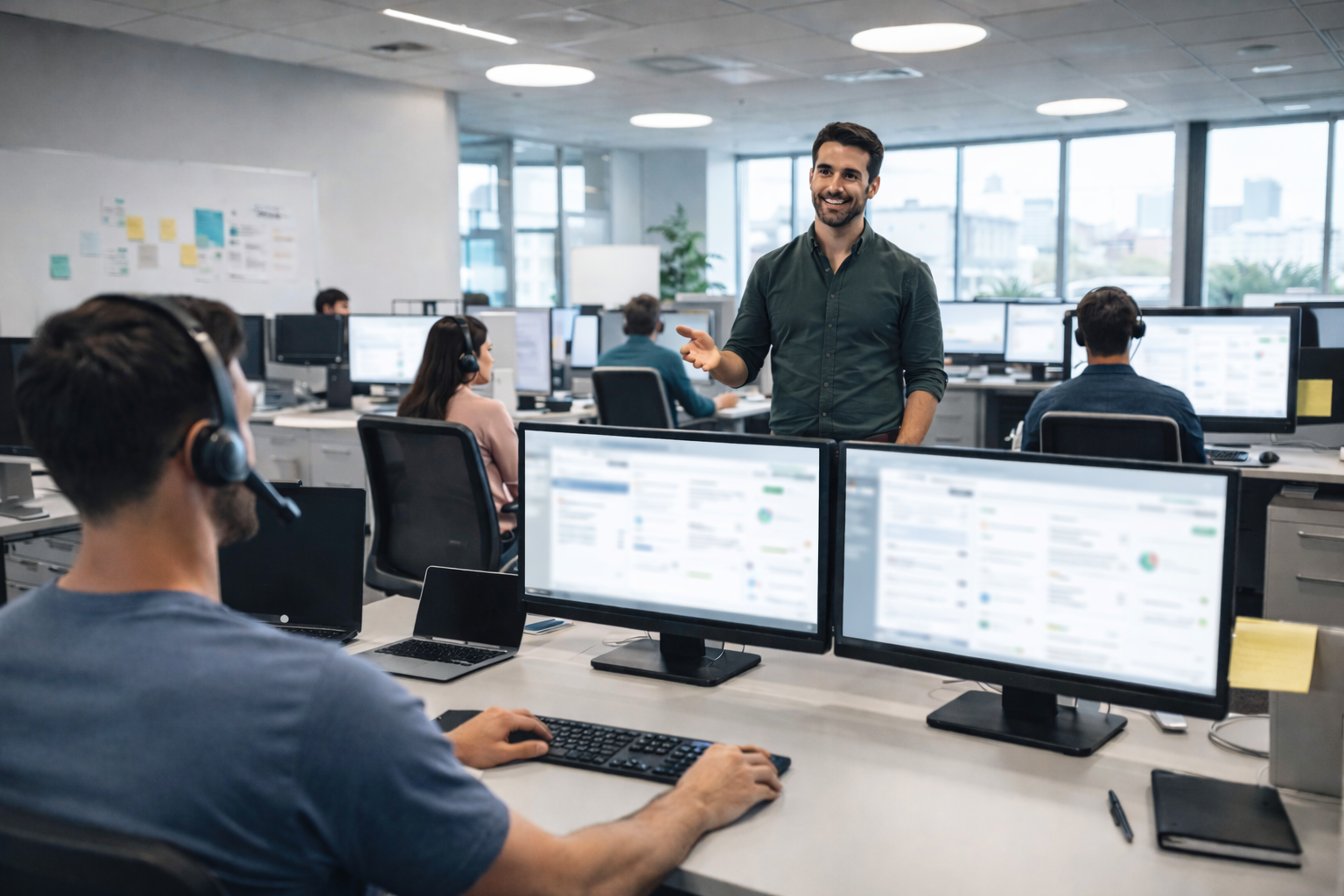 Embedded Voice AI agents in enterprise SaaS support workflows